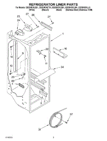 02 - Refrigerator Liner Parts parts for Whirlpool Refrigerator GS5SHGXLQ01 from AppliancePartsPros.com