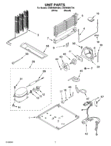 04 - Unit Parts parts for Whirlpool Refrigerator ET8RHMXKQ04 from AppliancePartsPros.com
