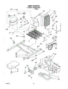 09 - Unit Parts parts for Whirlpool Refrigerator 7ED0GTQXKQ02 from AppliancePartsPros.com