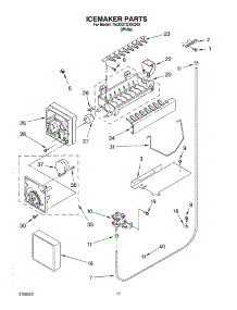10 - Icemaker Parts parts for Whirlpool Refrigerator 7ED0GTQXKQ02 from AppliancePartsPros.com