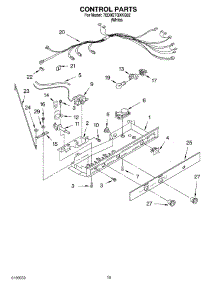 11 - Control Parts, Parts Not Illustrated parts for Whirlpool Refrigerator 7ED0GTQXKQ02 from AppliancePartsPros.com