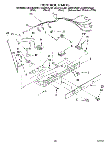11 - Control Parts parts for Whirlpool Refrigerator GS5SHGXLB01 from AppliancePartsPros.com