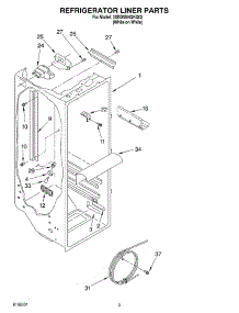 02 - Refrigerator Liner Parts parts for Whirlpool Refrigerator 3XED5SHQKQ02 from AppliancePartsPros.com