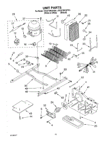 09 - Unit Parts parts for Whirlpool Refrigerator 5VGS7SHGKT01 from AppliancePartsPros.com