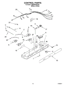 11 - Control Parts parts for Whirlpool Refrigerator 3XED5SHQKQ02 from AppliancePartsPros.com