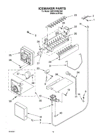 12 - Icemaker Parts - Parts Not Illustrated parts for Whirlpool Refrigerator 3XED5SHQKQ02 from AppliancePartsPros.com