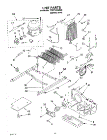 09 - Unit Parts parts for Whirlpool Refrigerator 7ED5FHEXMS00 from AppliancePartsPros.com