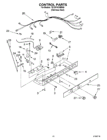 11 - Control Parts parts for Whirlpool Refrigerator 7ED5FHEXMS00 from AppliancePartsPros.com
