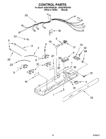 11 - Control Parts parts for Whirlpool Refrigerator 5VGS7SHGKQ01 from AppliancePartsPros.com