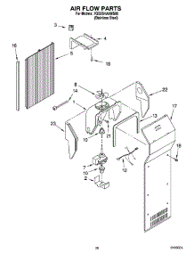 12 - Air Flow Parts, Parts Not Illustrated parts for Whirlpool Refrigerator 7GS2SHAXMS00 from AppliancePartsPros.com