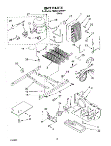 09 - Unit Parts parts for Whirlpool Refrigerator 7ED0GTQXMQ00 from AppliancePartsPros.com