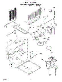 04 - Unit Parts parts for Whirlpool Refrigerator ET1WTKXKT08 from AppliancePartsPros.com