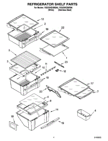 03 - Refrigerator Shelf Parts parts for Whirlpool Refrigerator 7GS2SHEXMS00 from AppliancePartsPros.com