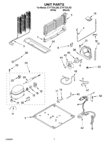 04 - Unit Parts parts for Whirlpool Refrigerator ET1FTEXLQ02 from AppliancePartsPros.com