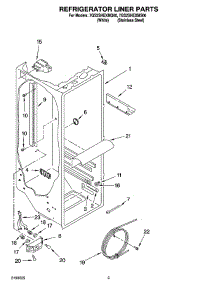 02 - Refrigerator Liner Parts parts for Whirlpool Refrigerator 7GS2SHEXMQ00 from AppliancePartsPros.com