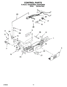 11 - Control Parts parts for Whirlpool Refrigerator 7GS2SHEXMQ00 from AppliancePartsPros.com