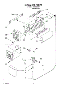 06 - Icemaker Parts parts for Whirlpool Refrigerator GT2SHMXLS01 from AppliancePartsPros.com