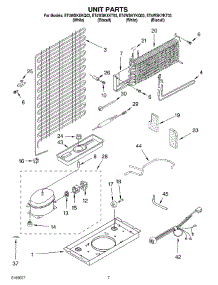 04 - Unit Parts parts for Whirlpool Refrigerator ET4WSKYKT03 from AppliancePartsPros.com
