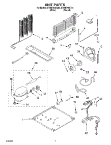 04 - Unit Parts parts for Whirlpool Refrigerator ET8MTKXKT04 from AppliancePartsPros.com
