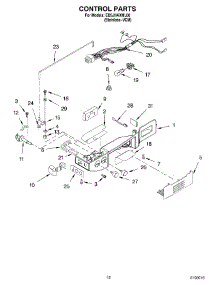 11 - Control Parts parts for Whirlpool Refrigerator ED5JHAXML00 from AppliancePartsPros.com