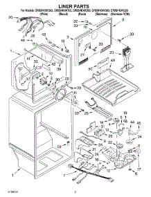 02 - Liner Parts parts for Whirlpool Refrigerator GR9SHKXKS03 from AppliancePartsPros.com