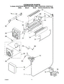 06 - Icemaker Parts parts for Whirlpool Refrigerator GR2SHTXKB03 from AppliancePartsPros.com