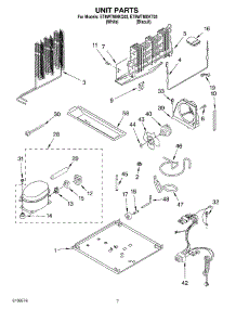 04 - Unit Parts parts for Whirlpool Refrigerator ET8WTMXKT03 from AppliancePartsPros.com