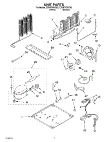 04 - Unit Parts parts for Whirlpool Refrigerator ET8MTKXKQ03 from AppliancePartsPros.com