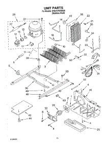 09 - Unit Parts parts for Whirlpool Refrigerator BRS70YRANA00 from AppliancePartsPros.com