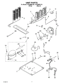 04 - Unit Parts parts for Whirlpool Refrigerator ET8GHMXLQ01 from AppliancePartsPros.com