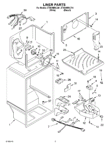 03 - Liner Parts parts for Whirlpool Refrigerator ET8GHMXLT01 from AppliancePartsPros.com