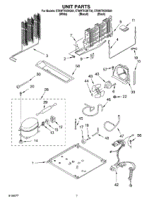 04 - Unit Parts parts for Whirlpool Refrigerator ET8WTKXKQ03 from AppliancePartsPros.com