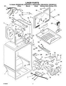 02 - Liner Parts parts for Whirlpool Refrigerator GR2SHKXKT03 from AppliancePartsPros.com