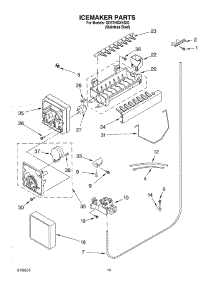 12 - Icemaker Parts parts for Whirlpool Refrigerator GD5THGXKS03 from AppliancePartsPros.com