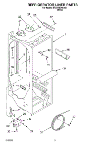 02 - Refrigerator Liner Parts parts for Whirlpool Refrigerator BRS70BBANA00 from AppliancePartsPros.com