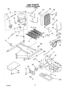09 - Unit Parts parts for Whirlpool Refrigerator BRS70BBANA00 from AppliancePartsPros.com