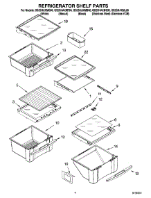 03 - Refrigerator Shelf Parts parts for Whirlpool Refrigerator GS2SHAXMQ00 from AppliancePartsPros.com