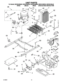 09 - Unit Parts parts for Whirlpool Refrigerator GS2SHAXMQ00 from AppliancePartsPros.com