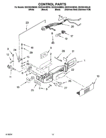 11 - Control Parts parts for Whirlpool Refrigerator GS2SHAXMQ00 from AppliancePartsPros.com