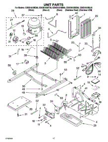 11 - Unit Parts parts for Whirlpool Refrigerator GS6SHAXMT00 from AppliancePartsPros.com