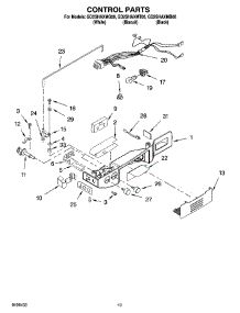 11 - Control Parts parts for Whirlpool Refrigerator GD2SHAXMT00 from AppliancePartsPros.com