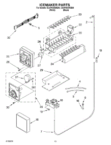 12 - Icemaker Parts, Parts Not Illustrated parts for Whirlpool Refrigerator ED5PHAXMB00 from AppliancePartsPros.com