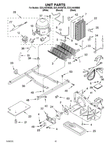 09 - Unit Parts parts for Whirlpool Refrigerator ED2LHAXMB00 from AppliancePartsPros.com