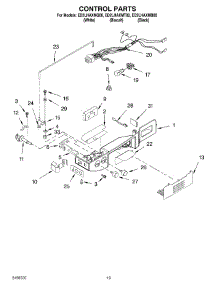 11 - Control Parts parts for Whirlpool Refrigerator ED2LHAXMB00 from AppliancePartsPros.com