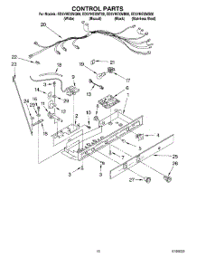 11 - Control Parts parts for Whirlpool Refrigerator ED5YHEXMB00 from AppliancePartsPros.com