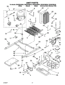 11 - Unit Parts parts for Whirlpool Refrigerator GS6SHEXML00 from AppliancePartsPros.com