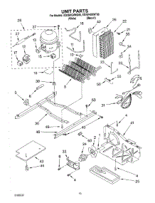 09 - Unit Parts parts for Whirlpool Refrigerator ED2SHGXMT00 from AppliancePartsPros.com