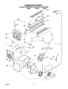 12 - Icemaker Parts, Parts Not Illustrated parts for Whirlpool Refrigerator ED2PHEXMQ00 from AppliancePartsPros.com