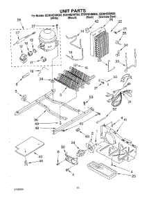 09 - Unit Parts parts for Whirlpool Refrigerator ED5NHEXMQ00 from AppliancePartsPros.com