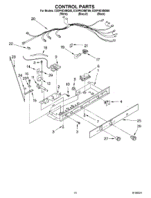 11 - Control Parts parts for Whirlpool Refrigerator ED5PHEXMT00 from AppliancePartsPros.com